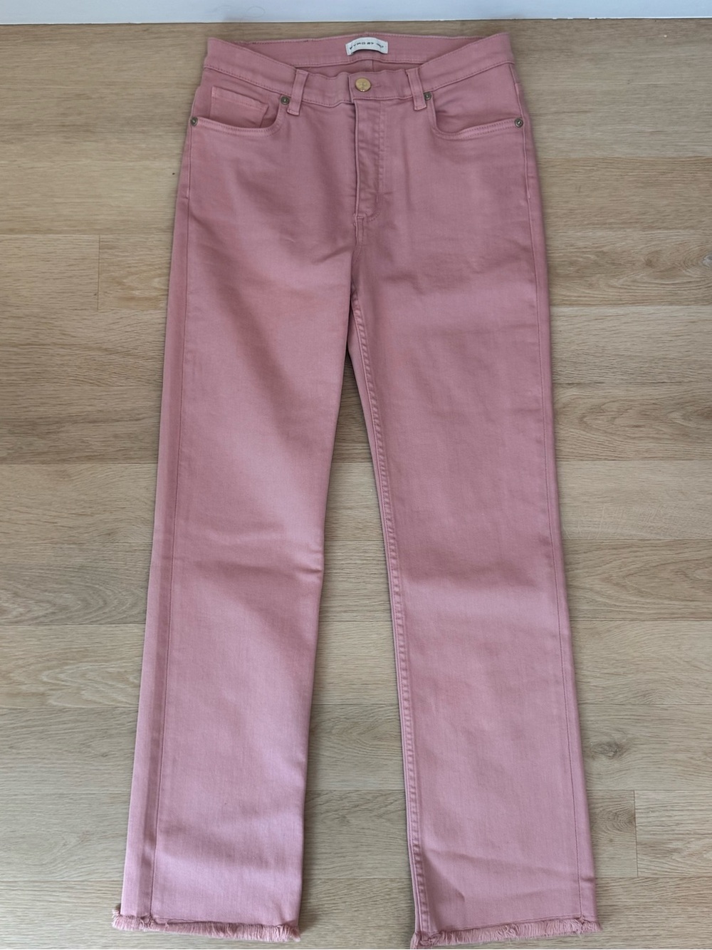 ETRO blush pink raw hem jeans - size 27